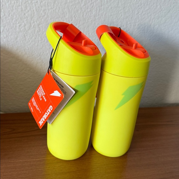 Other - Gatorade Rookie Kids Stainless Steel Yellow and Orange Water Bottles